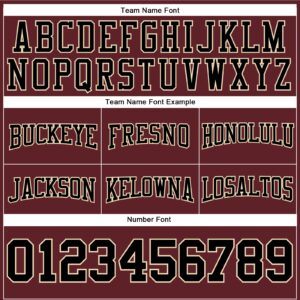 Custom Stitched Burgundy Black-Cream Football Pullover Sweatshirt Hoodie