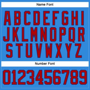 Custom Electric Blue Red-Royal Hockey Lace Neck Jersey