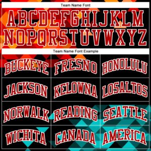 Custom Figure Aqua-Red Round Neck Sublimation Basketball Suit Jersey