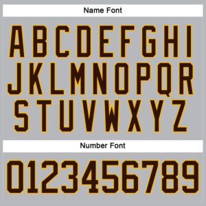 Custom Gray Brown-Gold Hockey Lace Neck Jersey
