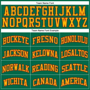 Custom Kelly Green Gold-Red Authentic Throwback Basketball Jersey