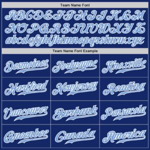 Custom Royal Light Blue Pinstripe Light Blue-White Authentic Baseball Jersey