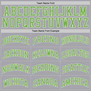 Custom Gray Neon Green-White Authentic Throwback Basketball Jersey