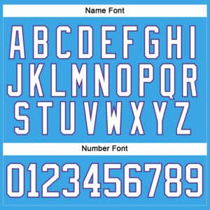 Custom Sky Blue White-Purple Hockey Lace Neck Jersey