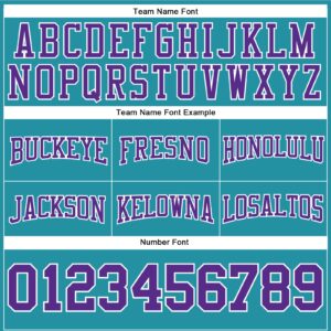 Custom Stitched Teal Purple-White Football Pullover Sweatshirt Hoodie