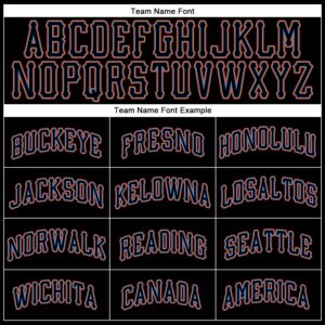 Custom Black Black-Powder Blue Authentic Baseball Jersey
