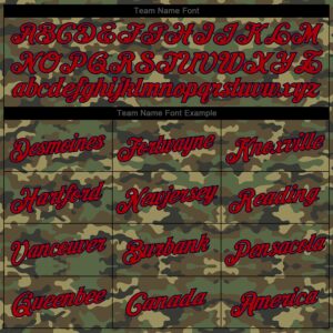 Custom Stitched Camo Red-Navy Sports Pullover Sweatshirt Salute To Service Hoodie