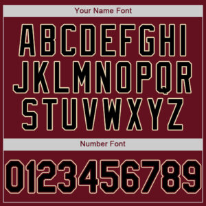 Custom Crimson Black-City Cream Authentic Baseball Jersey