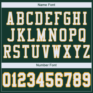Custom Green White-Gold Mesh Authentic Football Jersey