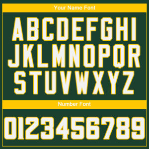Custom Green White-Gold Authentic Baseball Jersey
