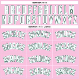 Custom Light Pink White-Kelly Green Authentic Throwback Basketball Jersey