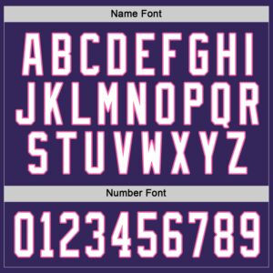 Custom Purple White-Pink Hockey Jersey